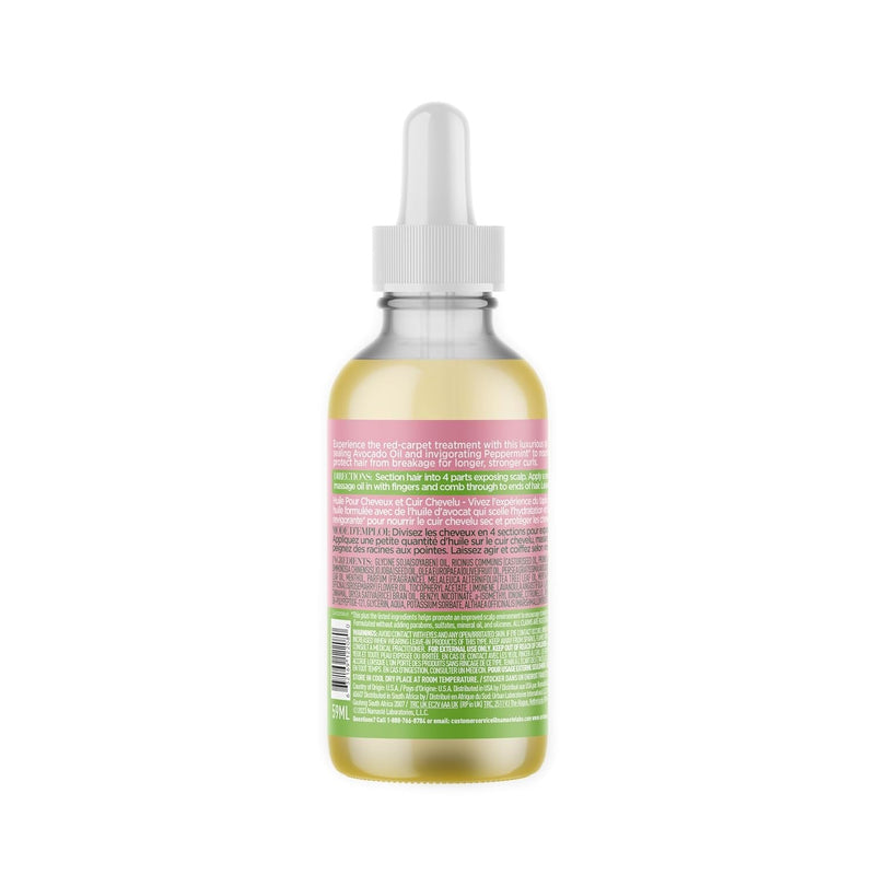 Curlshow Nourish & Grow Hair & Scalp Oil Infused with Avocado Oil & Peppermint for Strength & Length* (2.0 oz)