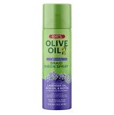 ORS Oive Oil Braidzone Braid Sheen Spray with Lavender, Acai & Biotin for Hair & Scalp Nourishment 10 Ounces (1)