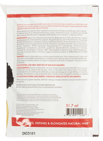 ORS Curls Unleashed Shea Butter and Honey Curly Coil Rich Style Creme Travel Packet 1.75 Ounces (Pack of 12)
