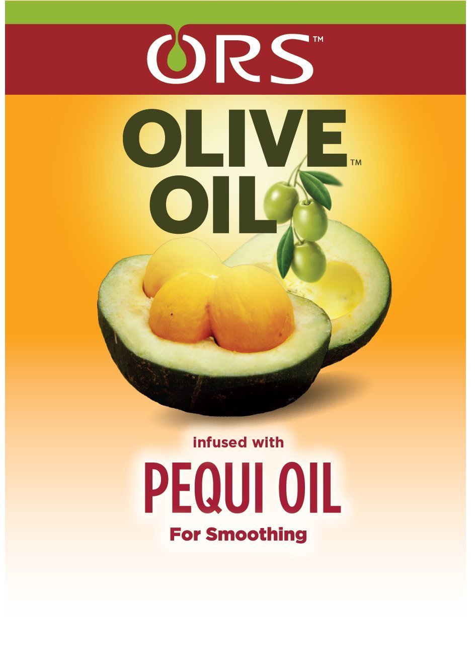 ORS Olive Oil Style &amp; Sculpt Edge Control Hair Gel infused with Sweet Almond Oil for Strengthening (2.2 oz)
