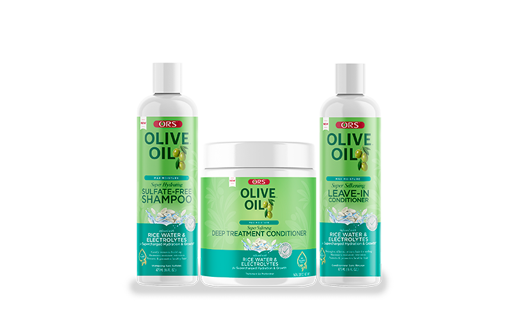 ORS Olive Oil Fix-It Super Hold, Creme Styler and Spritz Gel Bundle (18.0  oz)