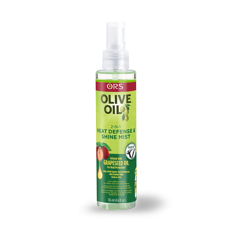ORS Olive Oil with Grapeseed Oil 2-N-1 Shine Mist & Heat Defense (4.6 oz)