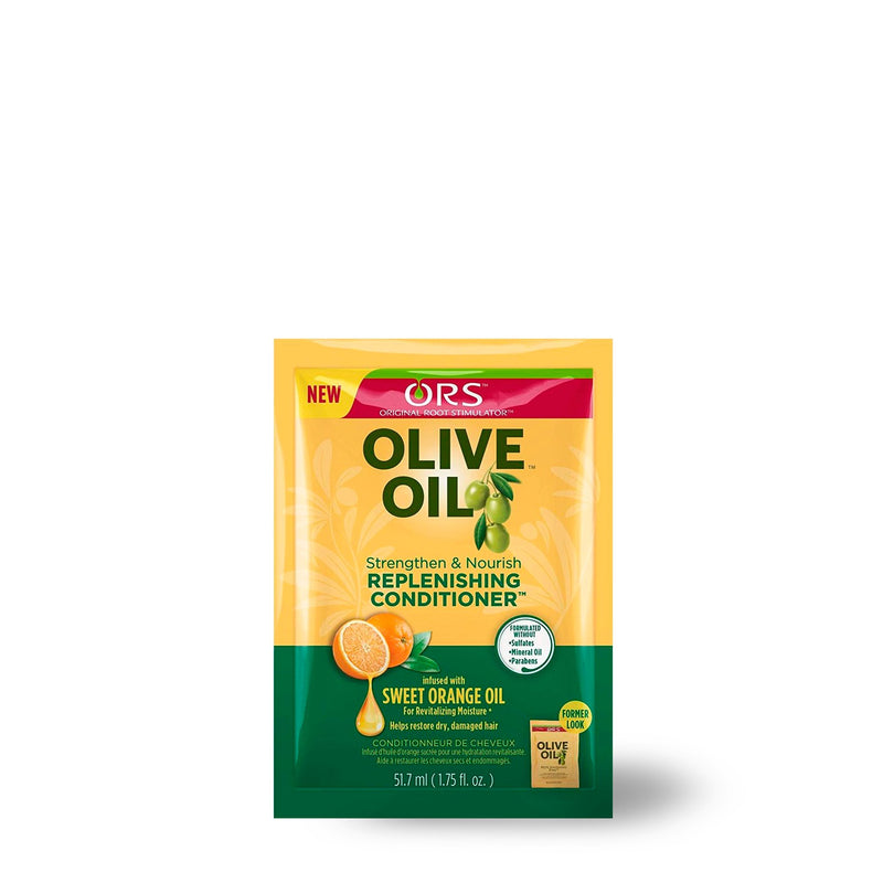 ORS Olive Oil Strengthen & Nourish Replenishing Conditioner, Travel Packet (1.7 oz)