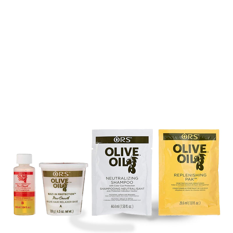 Ors Olive Oil No Lye Hair Relaxer- 8 Touch Ups Kit
