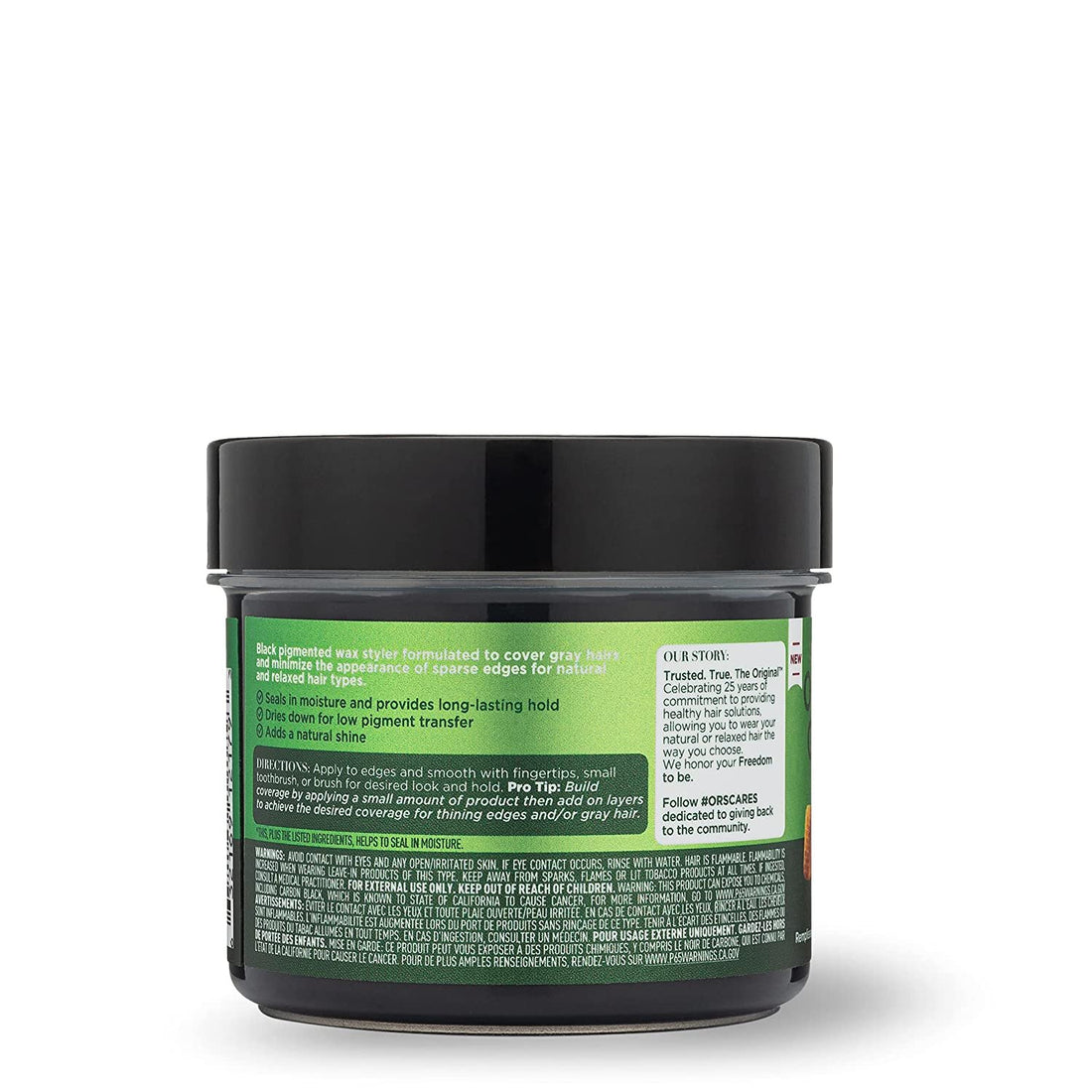ORS Olive Oil Style &amp; Sculpt Cover &amp; Hold Black Wax Edge (4.94 oz)
