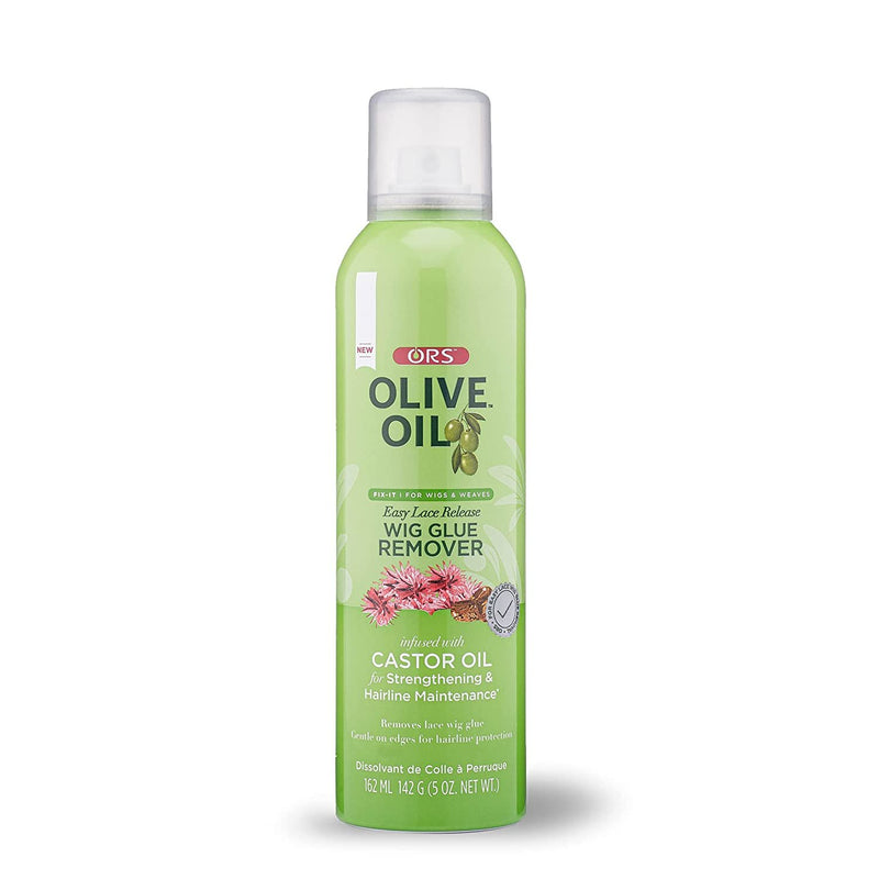 ORS Olive Oil Fix-It Wig for Wigs & Weaves Glue Remover infused with Castor Oil for Strengthening Hairline (5.0 oz)