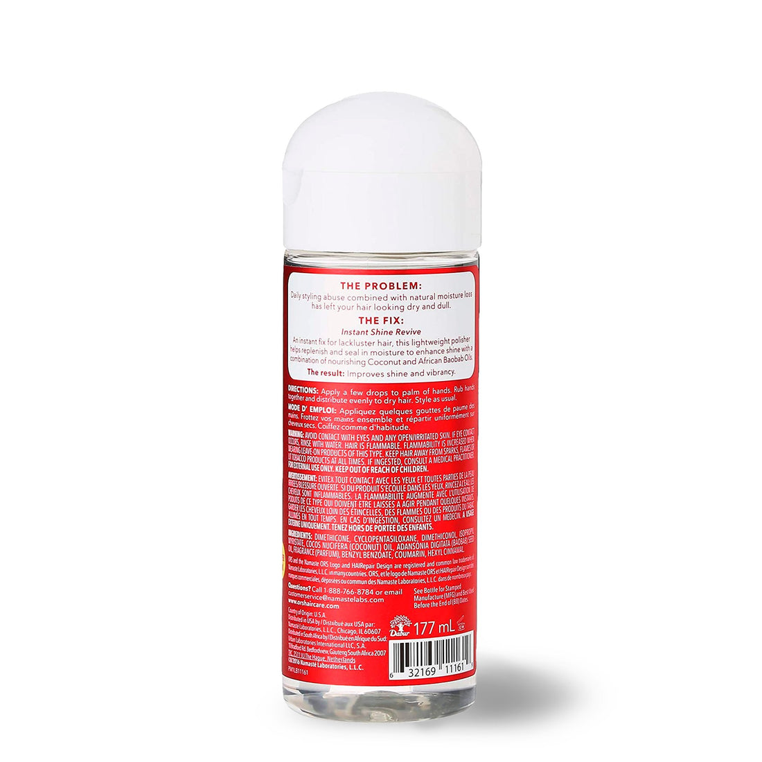 ORS HAIRepair Coconut Oil and Baobab Hair Polisher For Daily Style and Shine (6.0 oz)