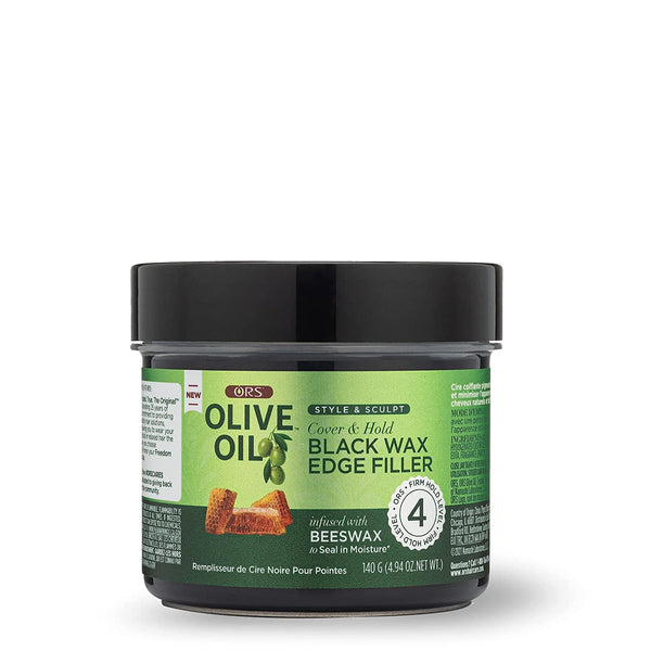 ORS Olive Oil Cover & Hold Black Wax Edge Filler (4.94oz)