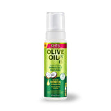 ORS Olive Oil Hold & Shine Wrap Set Mousse Infused with Coconut Oil for Restorative Shine (7.0 oz)