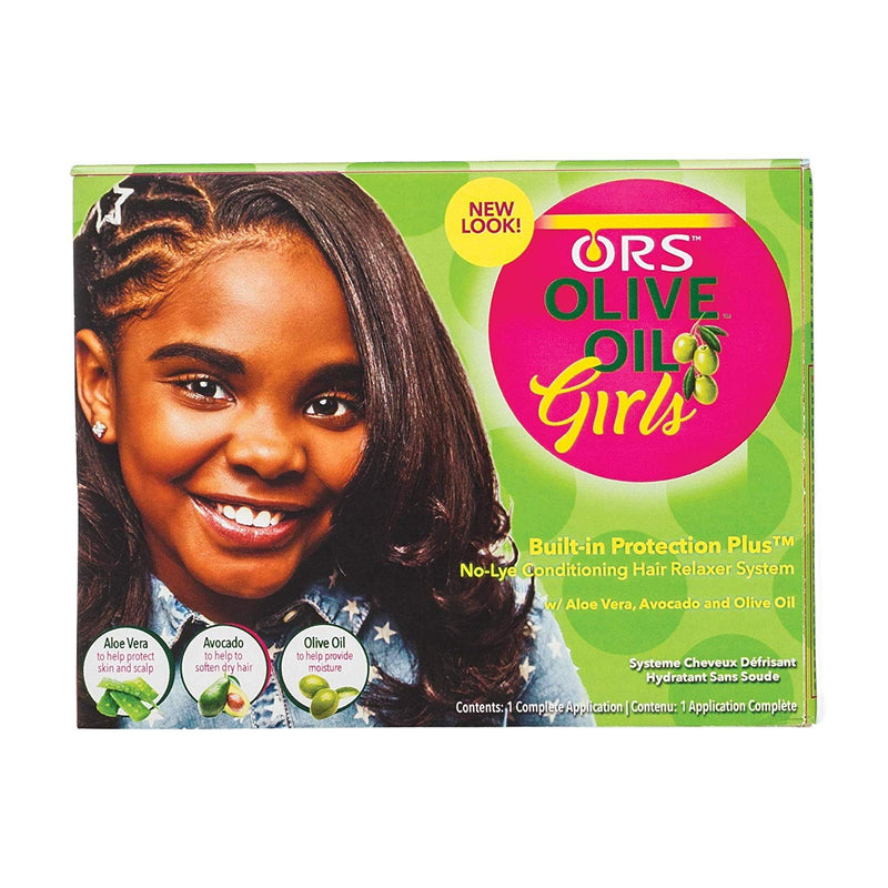 ORS Olive Oil Girls No-Lye Conditioning Hair Relaxer System (Pack of 1)